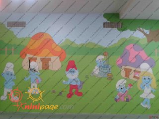 نقاشی روی دیوار مهد کودک و اتاق کودک