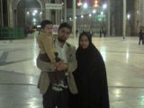 کسری با مامانی و بابایی در مشهد