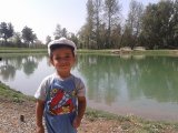 دریاچه ای کنارطاق بستان در کرمانشاه
