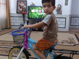 محمد و ودوچرخه جدیدش